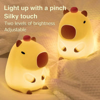 3D Silicon Capybara Night Lamp - Bear Hugs