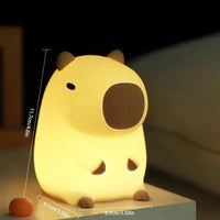 3D Silicon Capybara Night Lamp - Bear Hugs