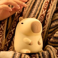 3D Silicon Capybara Night Lamp - Bear Hugs