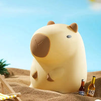 3D Silicon Capybara Night Lamp - Bear Hugs