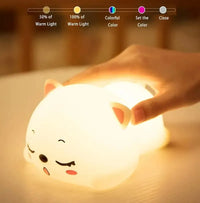 3D Silicon Cute Cat Night Lamp - Bear Hugs