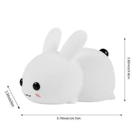 3D Silicon Cute Rabbit Night Lamp - Bear Hugs