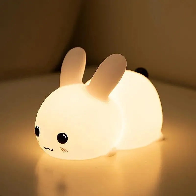 3D Silicon Cute Rabbit Night Lamp - Bear Hugs