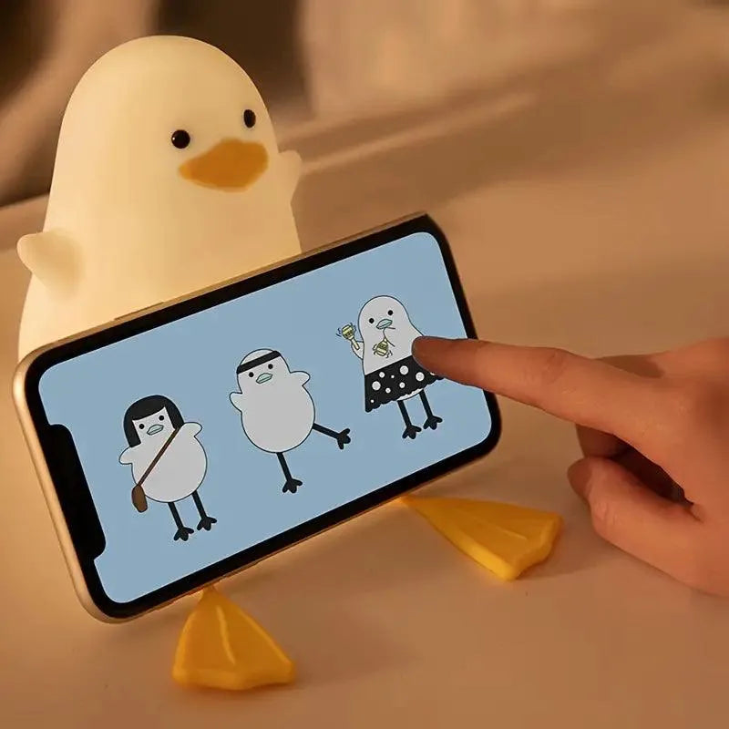 3D Silicon Duck Night Lamp - Bear Hugs