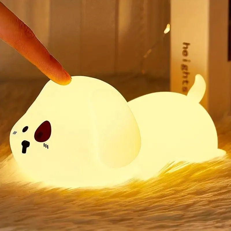 3D Silicon Puppy Night Lamp - Bear Hugs