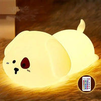 3D Silicon Puppy Night Lamp - Bear Hugs