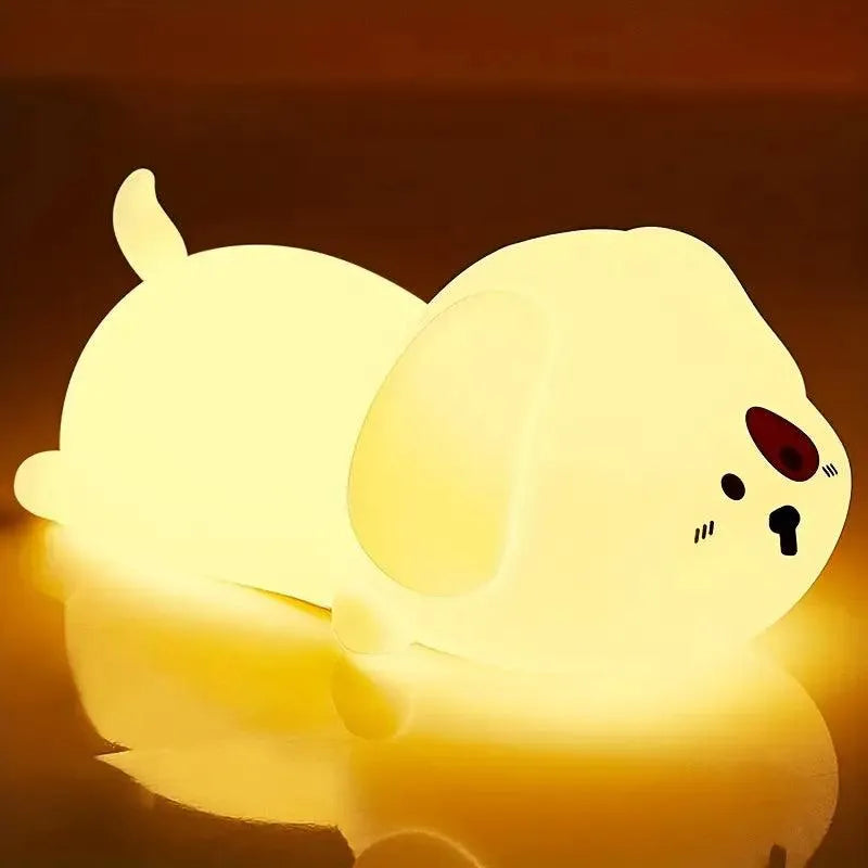 3D Silicon Puppy Night Lamp - Bear Hugs