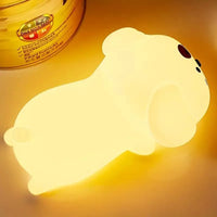 3D Silicon Puppy Night Lamp - Bear Hugs