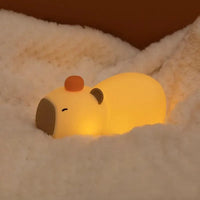 3D Silicon Sleeping Capybara Night Lamp - Bear Hugs