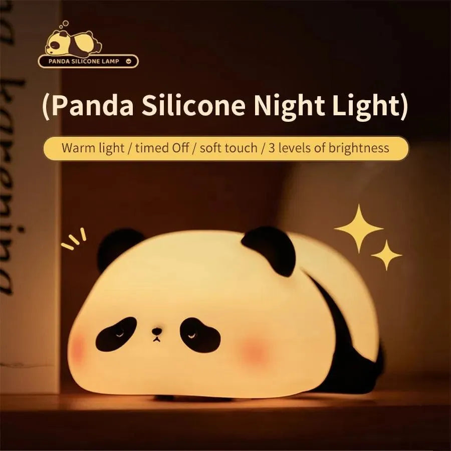 3D Silicon Sleepy Panda Night Lamp - Bear Hugs