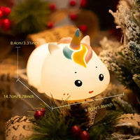 3D Silicon Unicorn Night Lamp - Bear Hugs