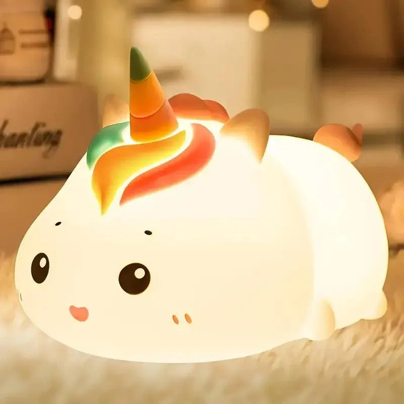 3D Silicon Unicorn Night Lamp - Bear Hugs