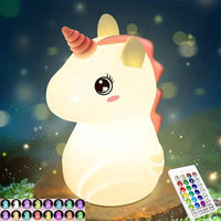 3D Silicon Unicorn Night Lamp - Bear Hugs