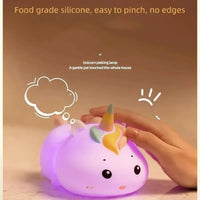 3D Silicon Unicorn Night Lamp - Bear Hugs