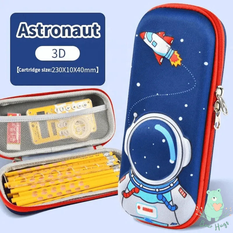 3D-Space Pencil Case- Astronaut - Bear Hugs