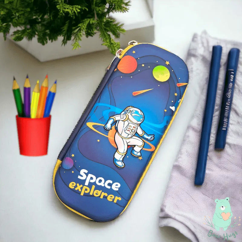 3D-Space Pencil Case- Space Explorer - Bear Hugs