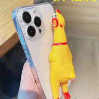 3D Squeaky Chicken Phone Case (For iPhones) - Bear Hugs