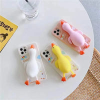 3D Squeezy Duck Phone Case (For iPhones) - Bear Hugs