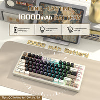 ATTACK SHARK X75 Full Aluminum Keyboard - Bear Hugs