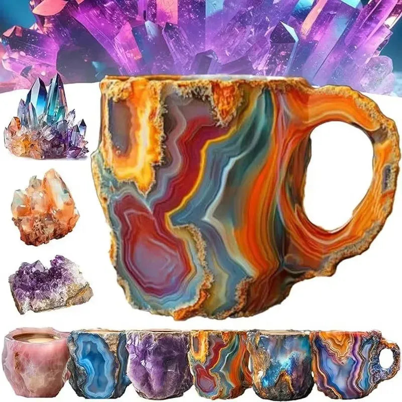 Luxury Natural Mineral Crystal Mug (400 ml)