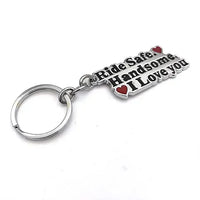 Ride Safe Handsome Keychain