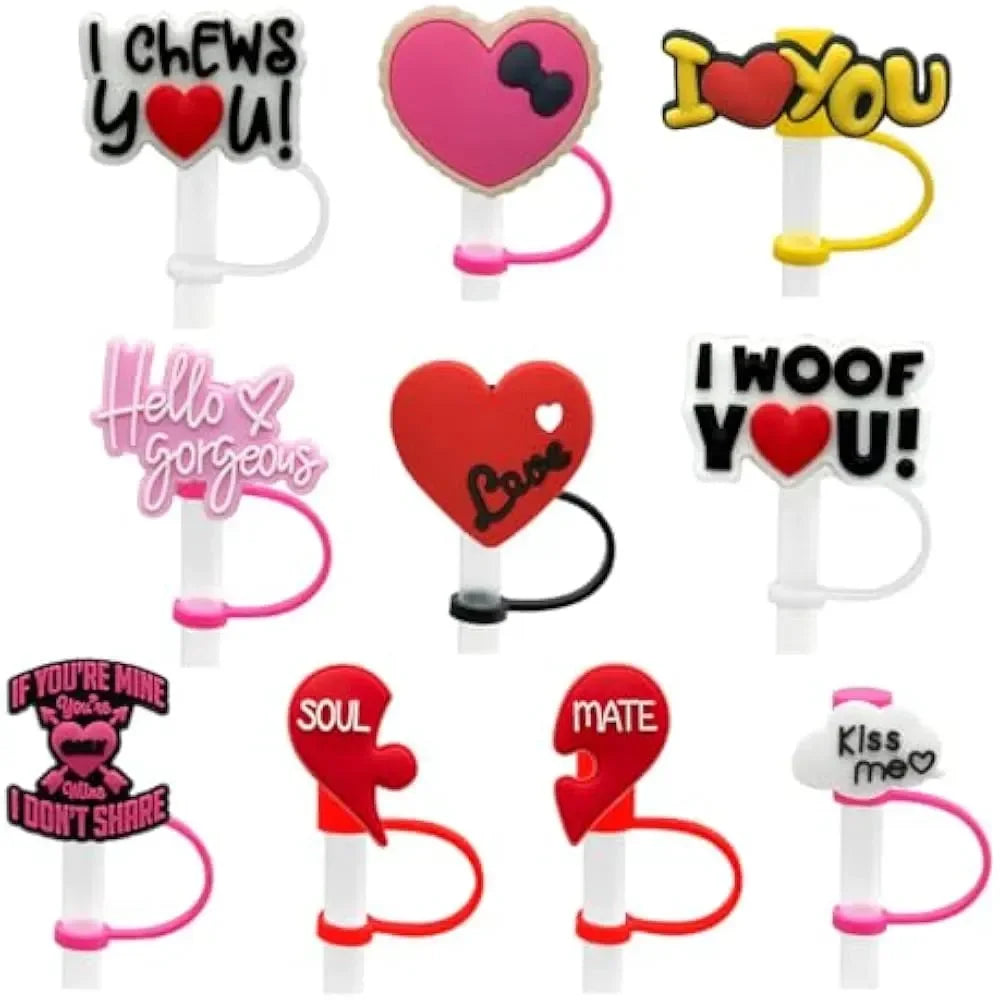 Couples Straw Toppers For 30 oz/40 oz Tumblers