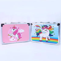 Unicorn Themed Art Suitcase (145 Pcs)