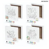 Blank Artistic Pre-Drawn Canvas Set (6x6)