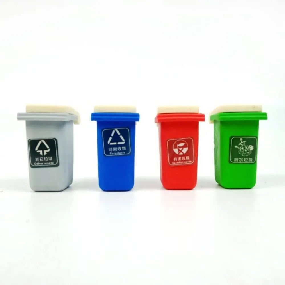 Clean Sweep Dustbin Eraser Set