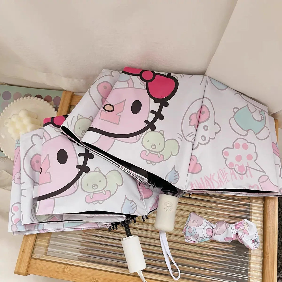 Kawaii Automatic Folding Umbrella PN7068 - Bear Hugs
