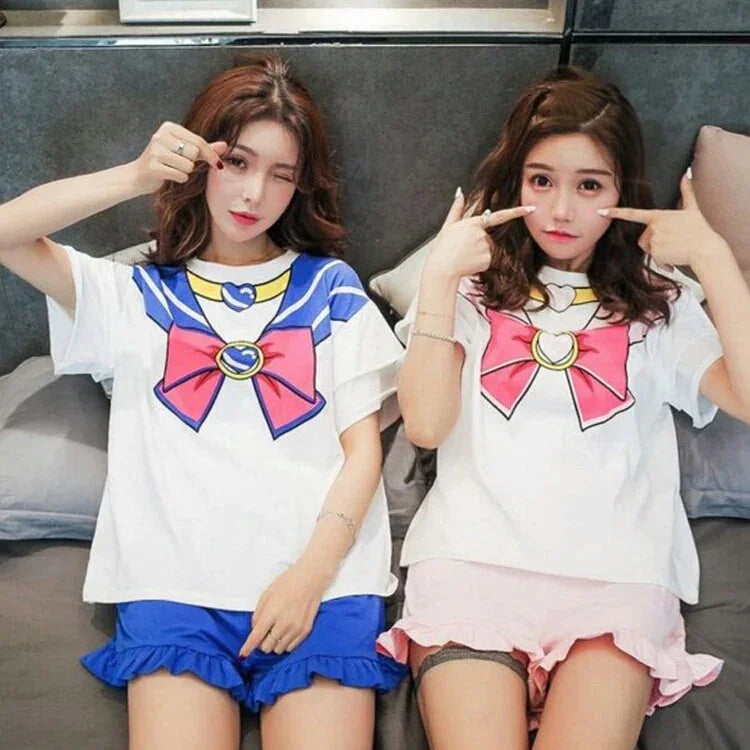 Cute Sailor moon Pajamas Suits PN0254 - Bear Hugs