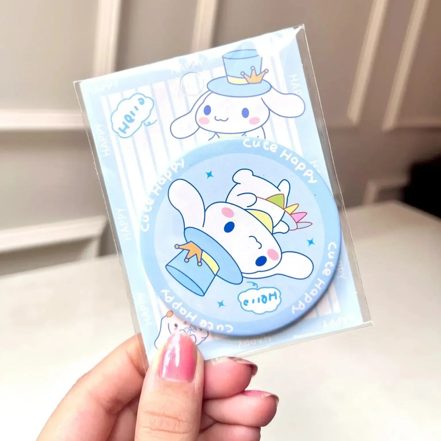 Sanliou Sparkle Pocket Makeup Mirror