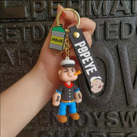 Popeye Spinach Strong 3D Keychain