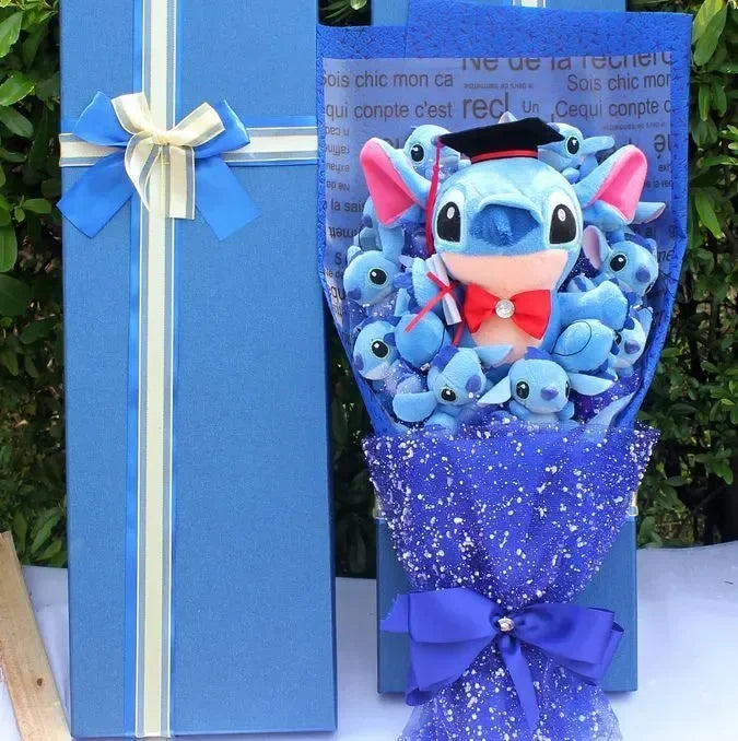 Cosmic Alien Blue Plush Bouquet