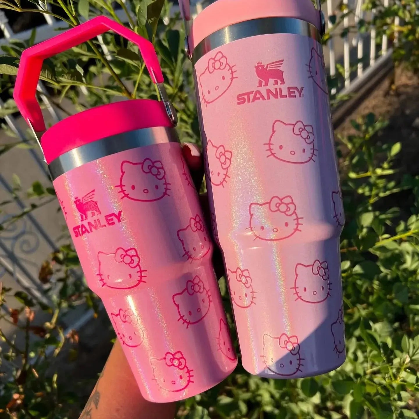 Stanley Hello Kitty Customized Ice Flow Tumblers (20 oz & 30 oz)