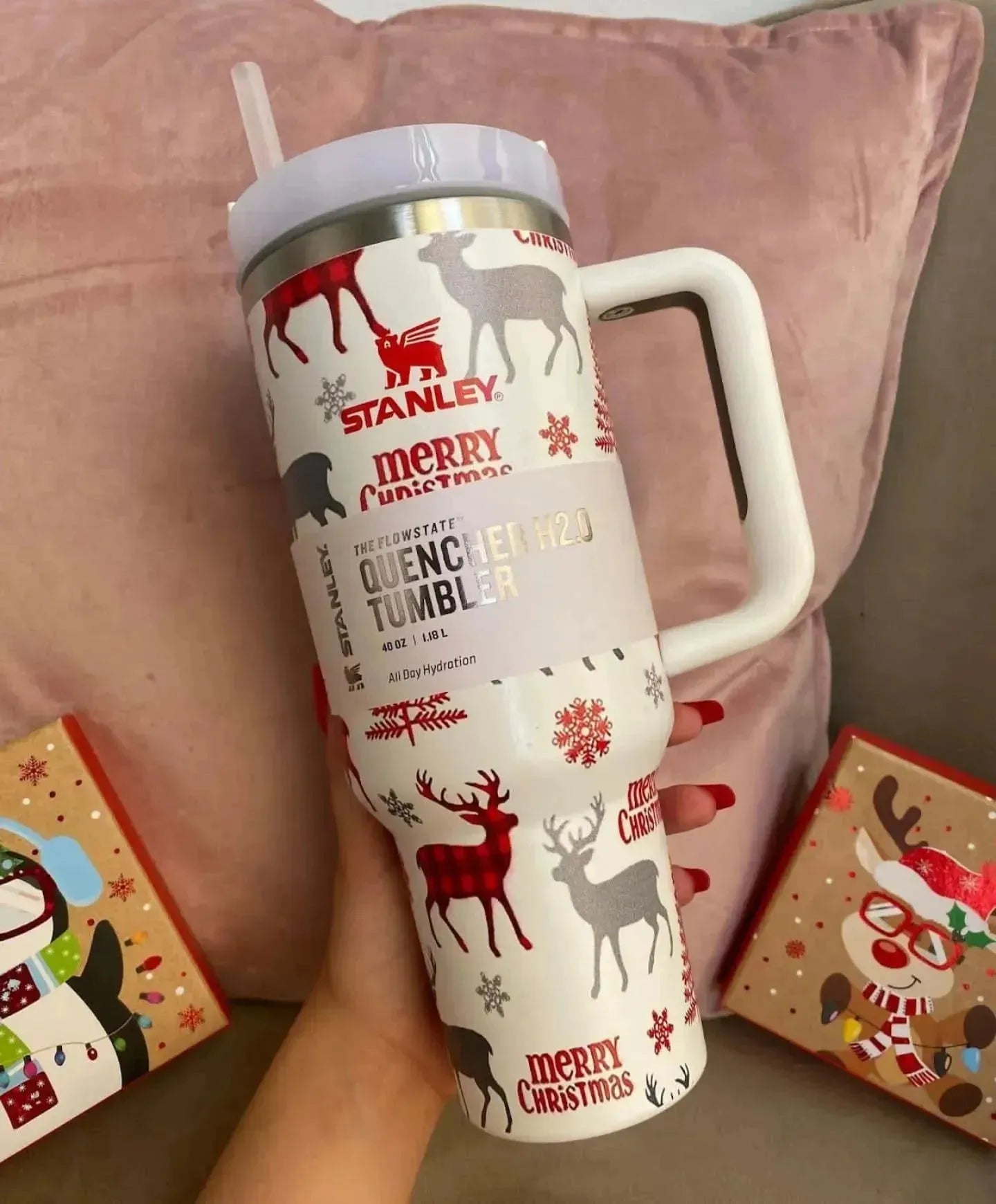 Stanley Quencher H2.0 Festive Edition Insulated Tumbler (40 oz)