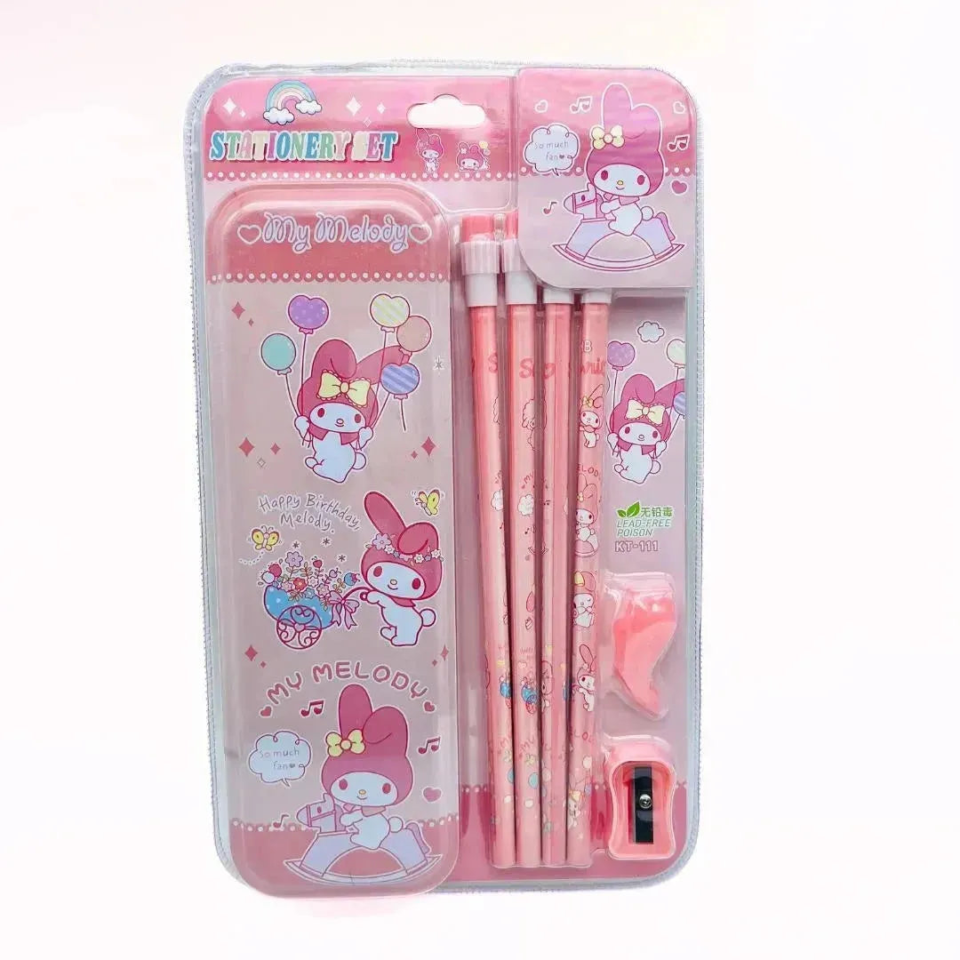 Sanrio Anime Pencil Stationery Set