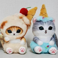Mofusand Ice Cream Kitty Keychain