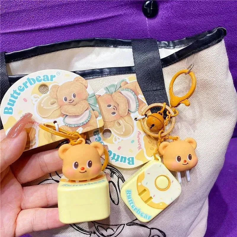 Butterbear Charger Dock Keychain
