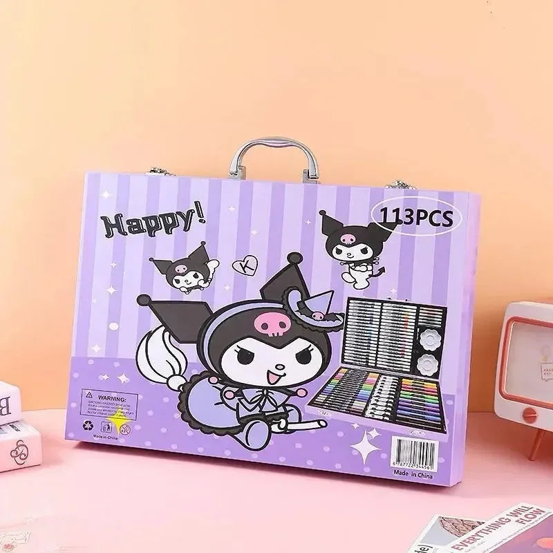 Mischief Masterpiece Kuromi Art Suitcase (113 Pieces)