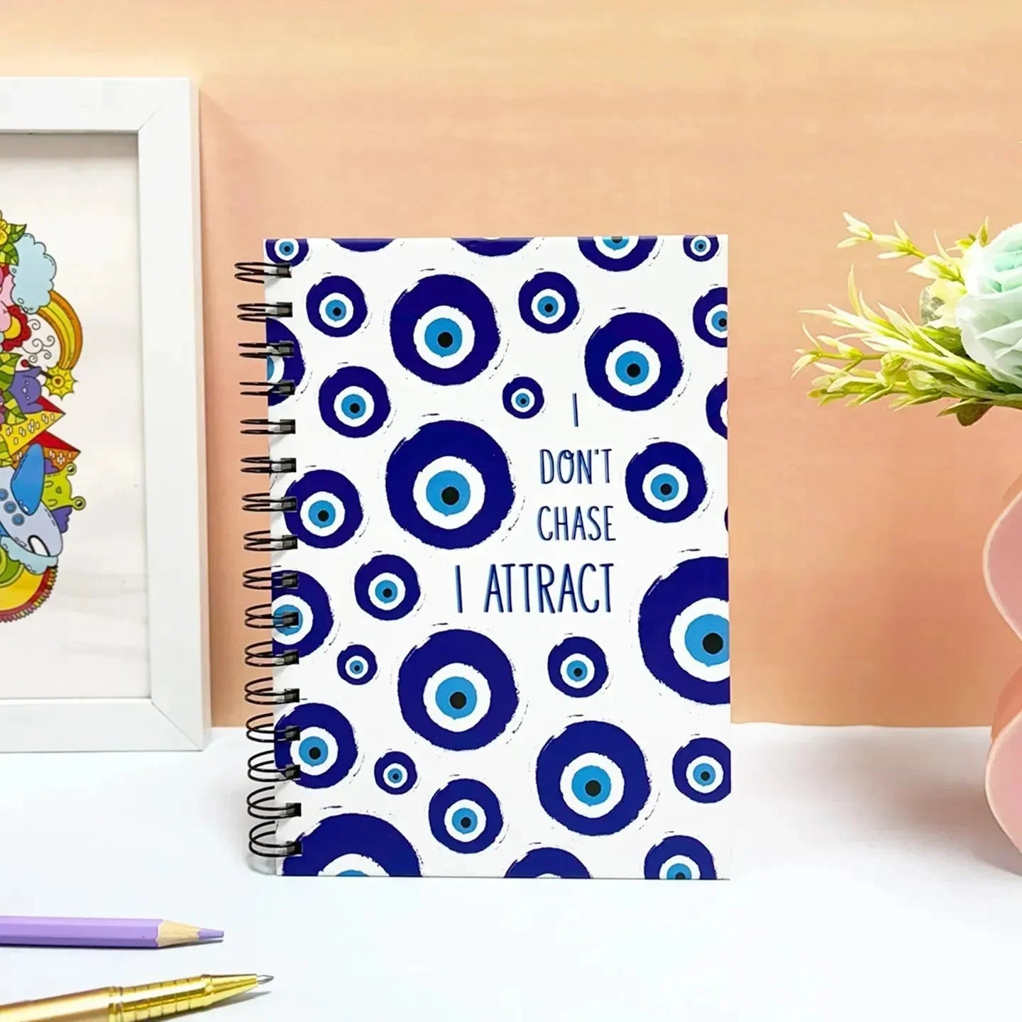Evil Eye Spiral A5 Diary