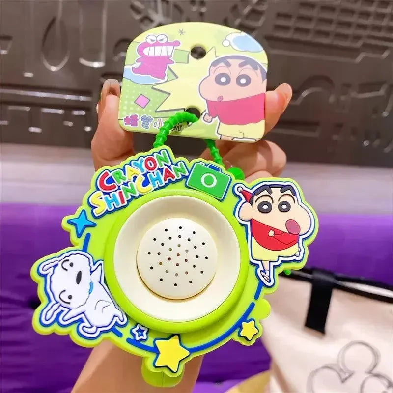 Shinchan Record & Announce Keychain