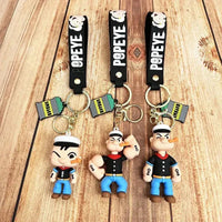 Popeye Spinach Strong 3D Keychain