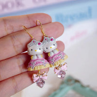 Hello Kitty Baroque Pearl Royal Princess Earrings