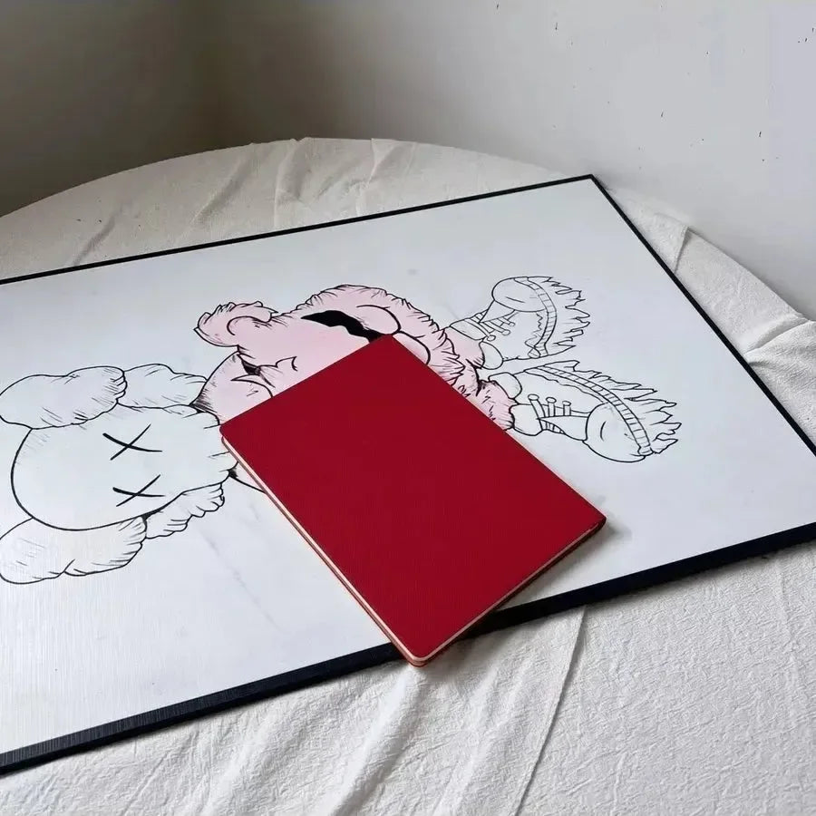 Luxe Cart Red Softcover Notebook