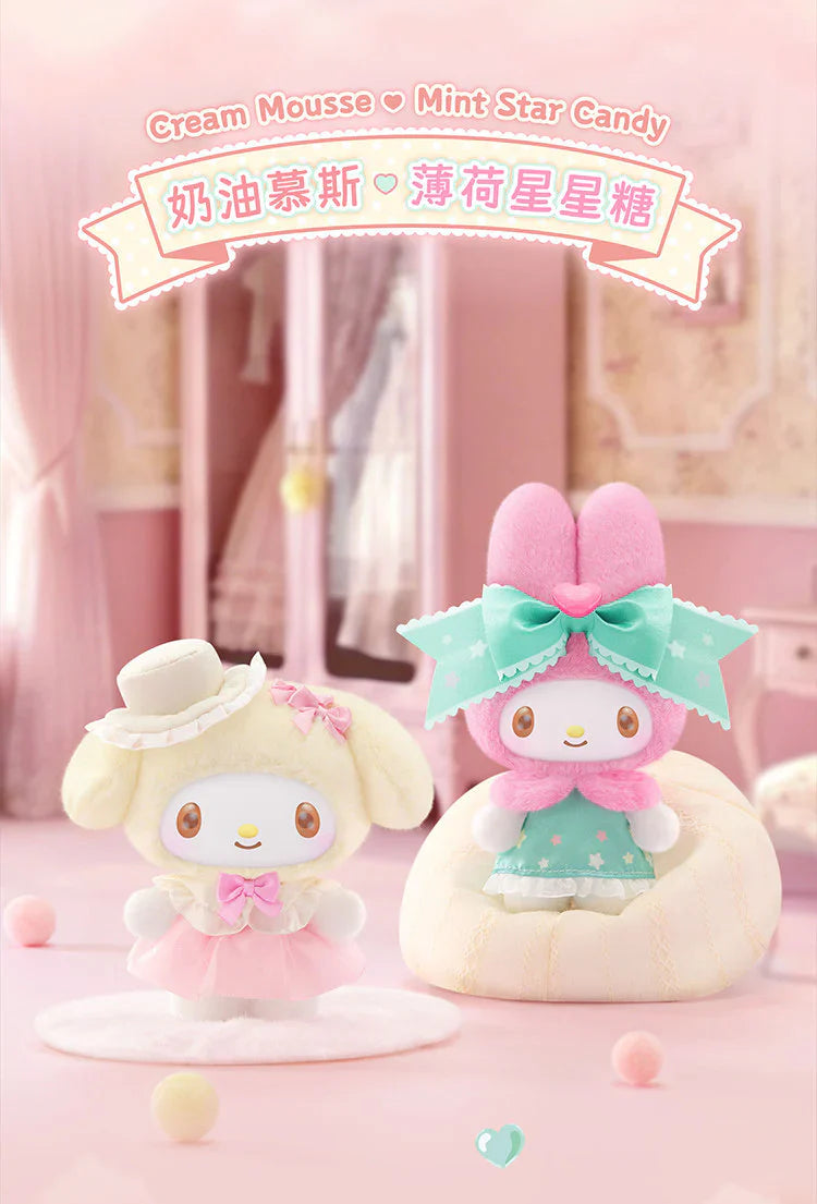 My Melody Sweet Dress Princess Style Plush Charms Blind Box - Bear Hugs