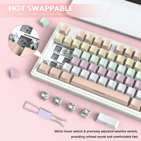 ATTACK SHARK M87 Wireless Mechanical Keyboard - Bear Hugs