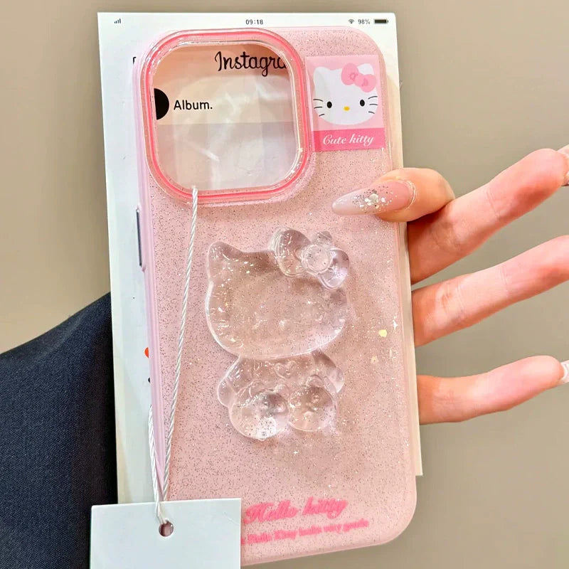 Hello Kitty Crystal Stardust Case (For iPhone)