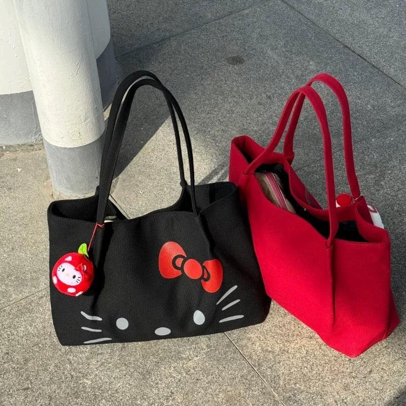 Hello Kitty Canvas Luxe Tote Bag