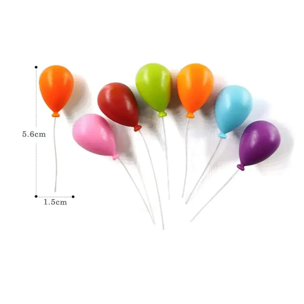 Colorful Balloon Fridge Magnet Set (Set of 6)